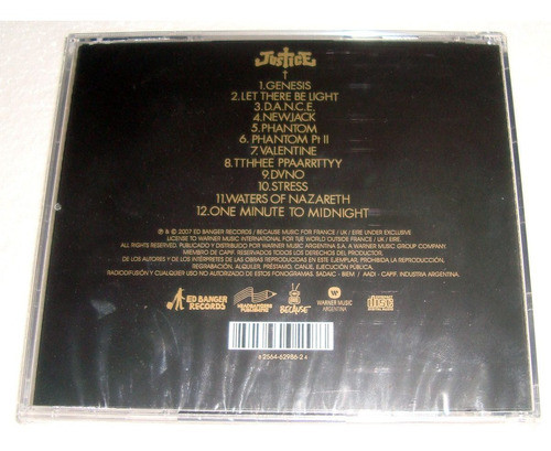 Justice Cross Cd Sellado / Kktus 1
