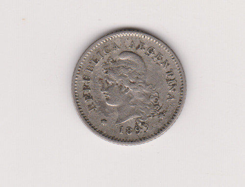 Moneda Argentina 10 Ctvs Año 1899 Janson 93.1 Bueno + 0