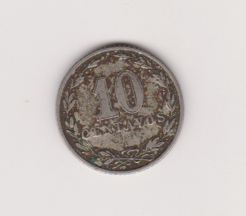 Moneda Argentina 10 Ctvs Año 1899 Janson 93.1 Bueno + 1