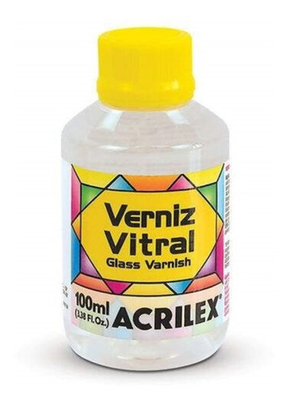 Verniz Vitral Incolor Acrilex 100ml 0