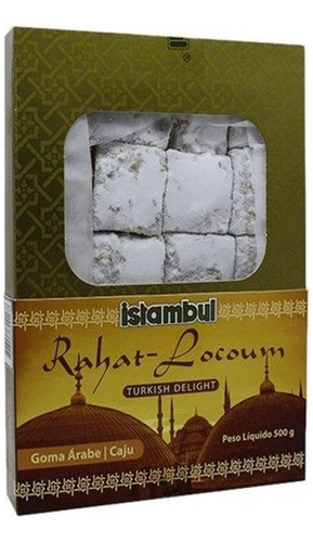 Rahat Goma Árabe Com Caju (turkish Delight) 500g 1