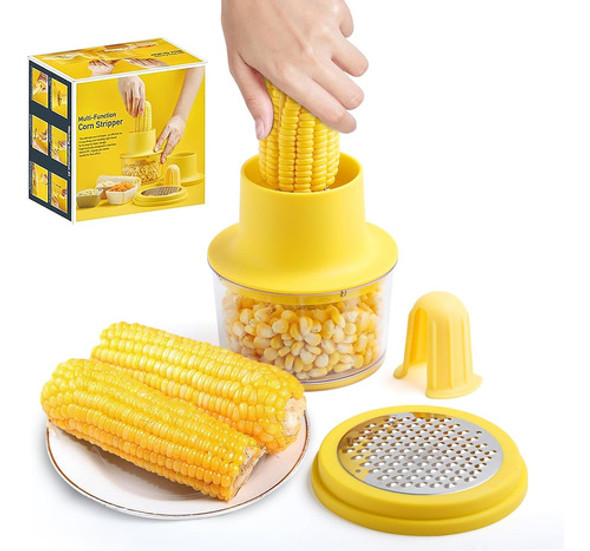 Pelador De Mazorcas Con Rallador Y Corte De Granos 2 En 1 0