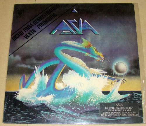 Asia - Asia Palmer Howe Downes Wetton Lp Arg Promo Kktus 0