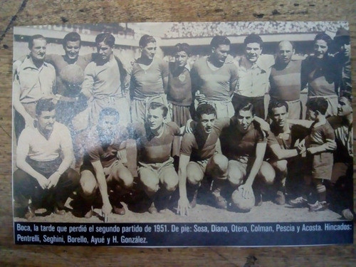 Recorte Boca Juniors De 1951 0