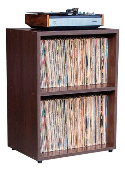 Estante Para 300 Discos Lp De Vinil Ev-203/40tb 0