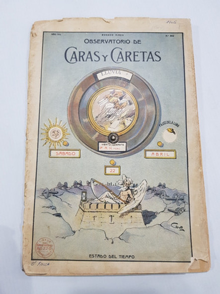 Antigua Publicidad Caras Y Caretas Pronostico Tiem Mag 58814 0