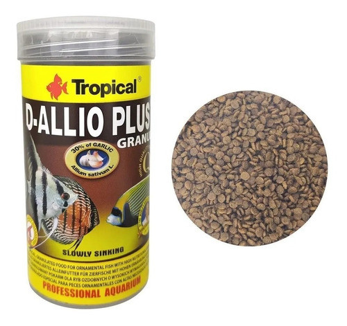 Ração Para Peixe D-allio Plus Granulat 150g 250ml Tropical 0