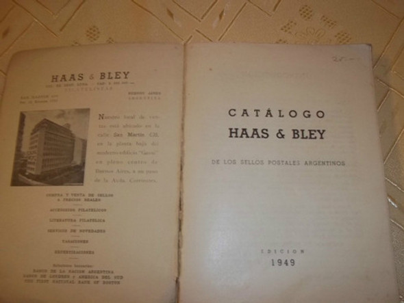 Catalogo De Sellos Postales Argentinos 1949 - Haas & Bley 1