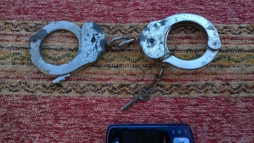 Antiguas ?? Espesas Policia Alcatraz Decoración Sin Llave 0