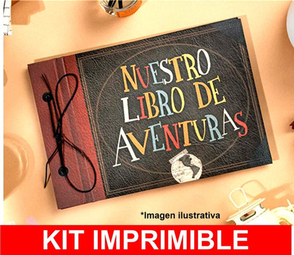 Kit Imprimible Nuestro Libro De Aventuras Fotolibro 1
