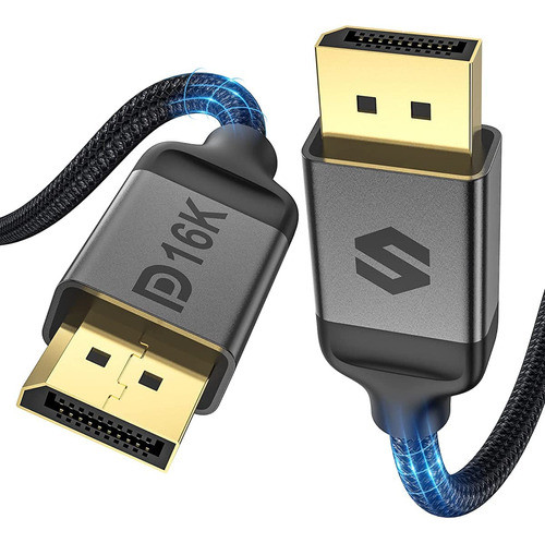 Silkland Cable Displayport 2.1, Cable Dp 2.0 De 3 Pies [16k 0