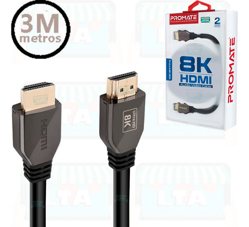 Cable Hdmi 2.1 Pm300 8k@60hz Hdr Earc Vrr Qms Qft 3 Metros 1