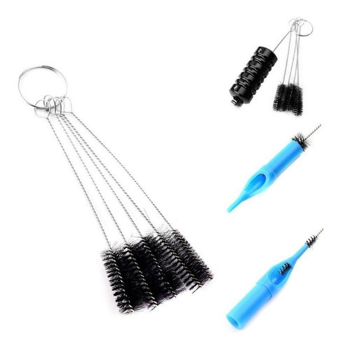 Cepillos P/ Lavado Limpieza De Punteras X5u Insumos Tattoo 0