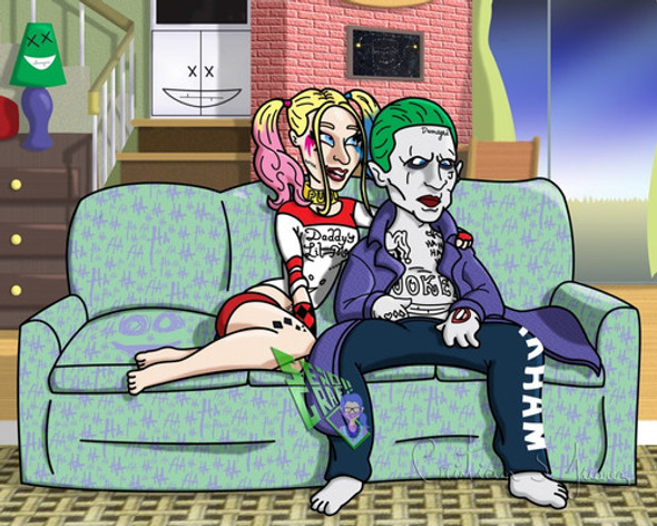 Caricaturas En Pareja Dibujo Digital Por Encargo 1