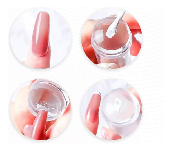 Carimbo De Unhas Macio Ferramentas De Arte De Unhas 6 Pcs 1
