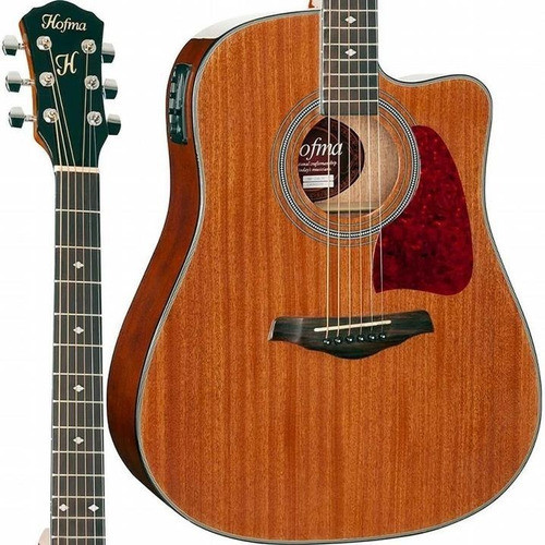 Violão Folk Hofma Hmf250 Nt Brilhante - Modelo Novo Com Capa 1