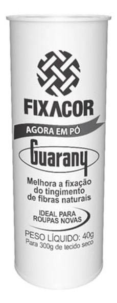 Kit 2 Fixador Corante De Tecido De Roupa 40g Guarany Fixacor 0