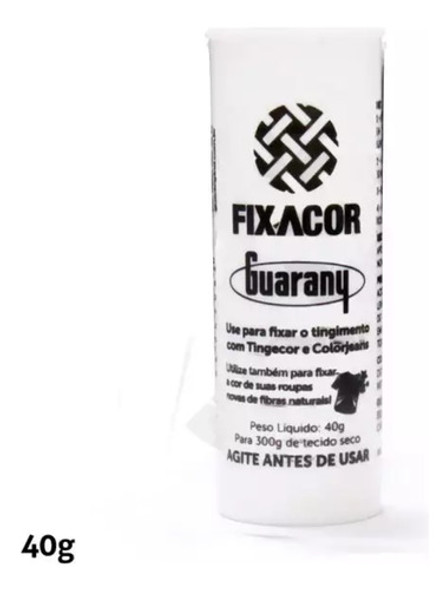 Kit 2 Fixador Corante De Tecido De Roupa 40g Guarany Fixacor 1