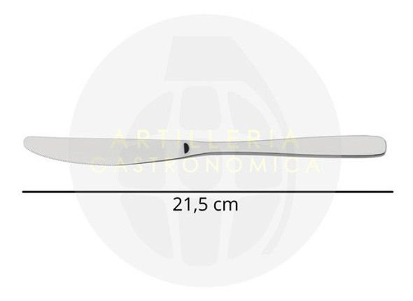 Cuchillo De Mesa Tramontina Cosmos Liso Original Ac Inox X 1 1