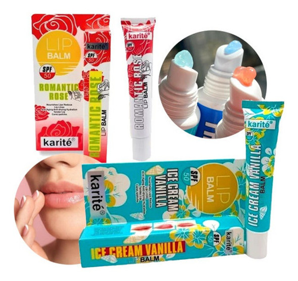 Lip Balm Balsamo Labial Karite Hidratante Spf 50  Nutritivo 0