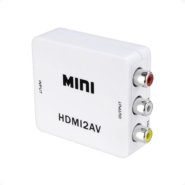 Conversor Adaptador Convertidor Hdmi A Rca Audio Y Video Tcs 0