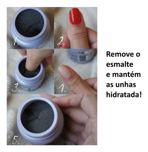 Esponja Removedor De Esmalte De Unhas Naturais E Artificiais 1