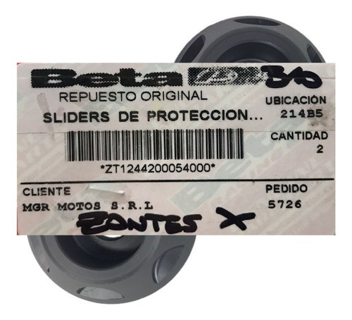 Kit Sliders De Proteccion De Choque Zontes X 1