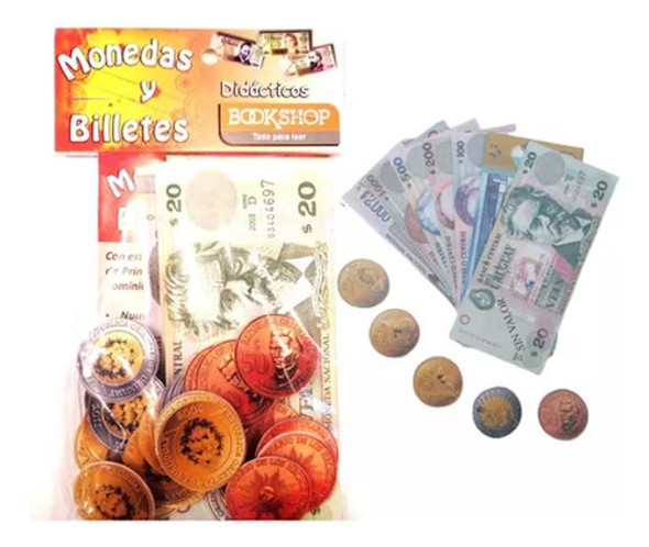 Monedas Y Billetes Uruguayos De Juguete 1