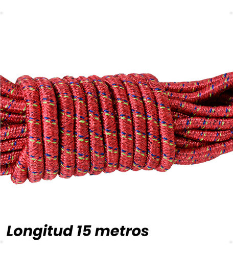 Cuerda Multiuso Ultra Resistente 3/8 De 15 Metros - Otec 1