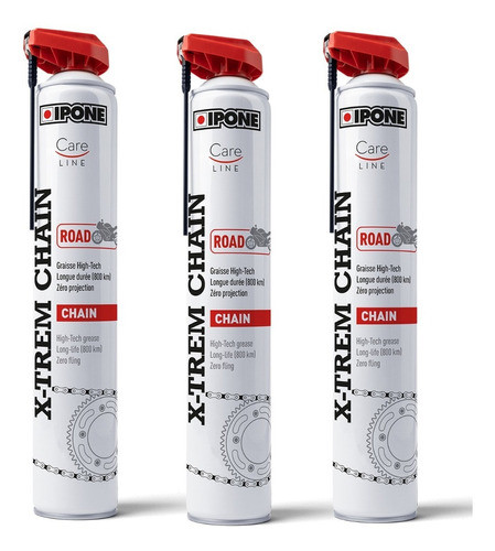 Lubricante De Cadena Ipone X-trem Chain Road  750ml  X3u 1