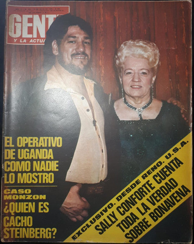 Revista Gente 573 1976 Bonavena Monzon Iris Scaccheri Larrea 0