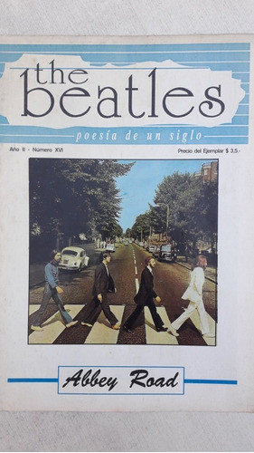 Revista Beatles Poesía De Un Siglo Nro 16 Abbey Road 0