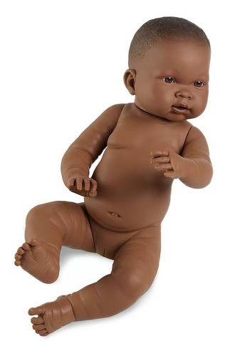 Muñeca Llorens Recien Nacido Mulata Sexuado 45 Cm Febo 0