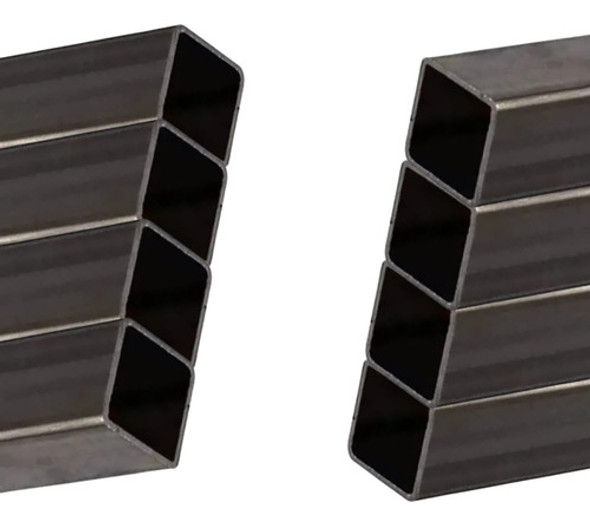 Barra Metalon 40x40 Tubo Quadrado Aço 8 Peça De 50cm 0