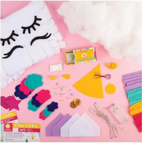 Almohada Unicornio Con Luz Creala Tu Mism@ Make It Real Mpuy 1