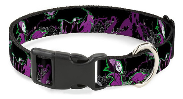 Collar De Clip De Plástico Con Hebilla - Maléfica Y Diablo R 0