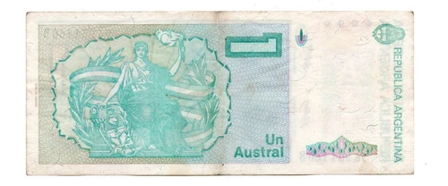 Argentina Billete 1 Austral Bottero 2806 Serie B 1987 Mb+ 1