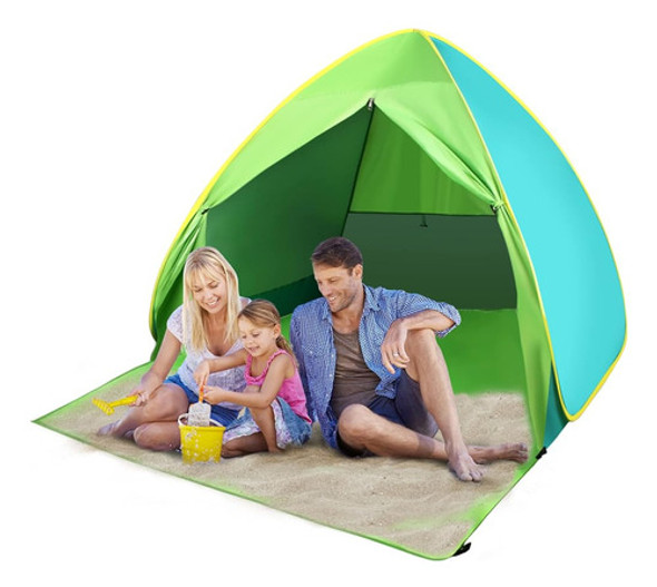 Fbsport Beach Tent, Estándar / X-large Size Pop Up Beach Sha 0