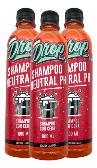 Kit Lavado Auto Shampoo Ph 600ml + Guante Manopla | Drop 1