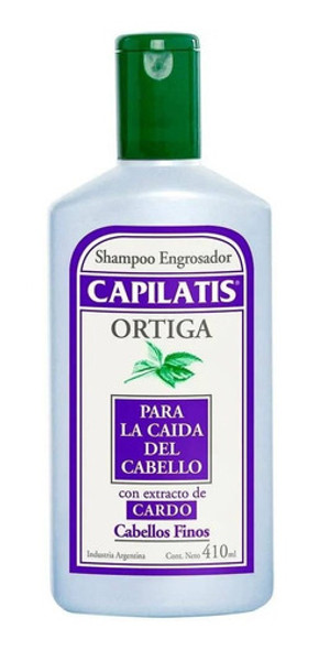 Shampoo Capilatis Ortiga Cabello Fino Engrosador X 410ml 1 Shampoo Capilatis Ortiga Cabello Fino Engrosador X 410ml 1