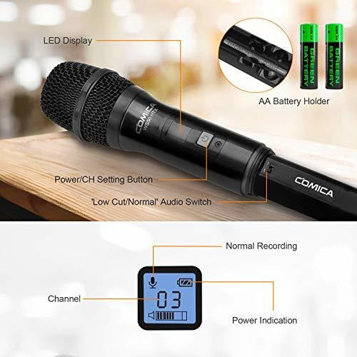 Sistema De Micrófono Inalámbrico De Mano Comica Cvm-ws50 (h) 1
