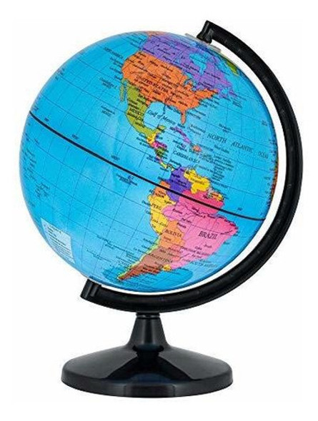 Globo Terraqueo  15cm De Diametro (en Ingles) Giratorio 0