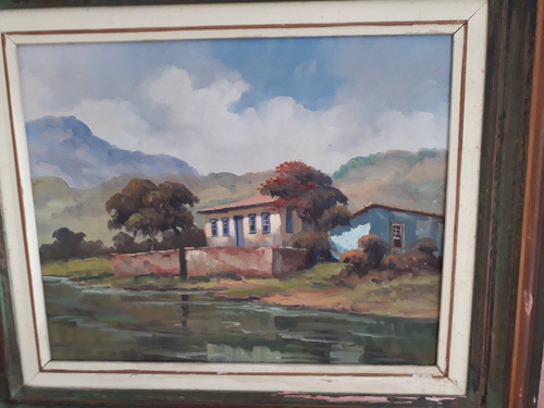 281- Nadir Aparecido Moro. Ost  73x63 Cm C/mold. Paisagem. 0