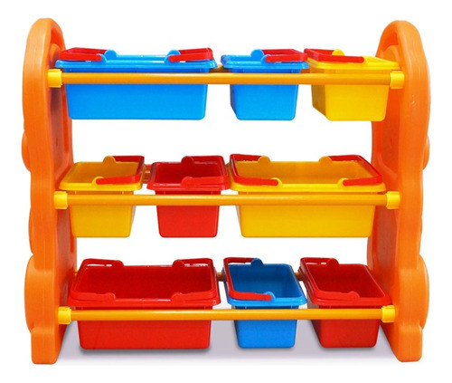 Mueble Para Guardar Juguetes En Cajones Coloridos 0
