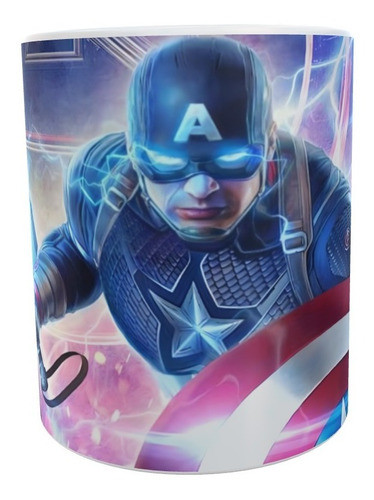 Taza Cerámica Capitan America Mjolnir Sublimada Premium 1