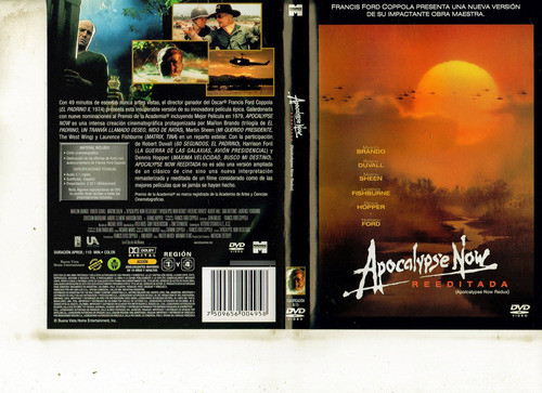 Apocalypse Now Reeditada (1979) - Dvd Original - Mcbmi 0