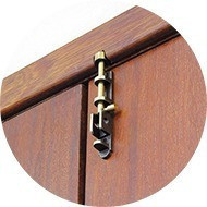 Trinco Ferrolho Fecho Porta E Janela Antique Reforçado 15cm 1