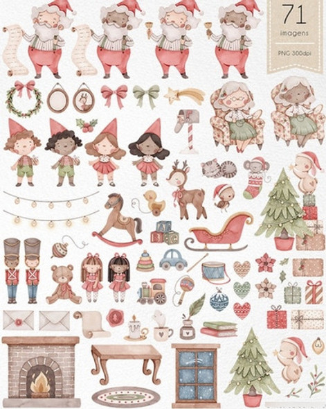 Kit Imagenes Png Cliparts Navidad Papa Noel Acuarela Ni66 1 Kit Imagenes Png Cliparts Navidad Papa Noel Acuarela Ni66 1
