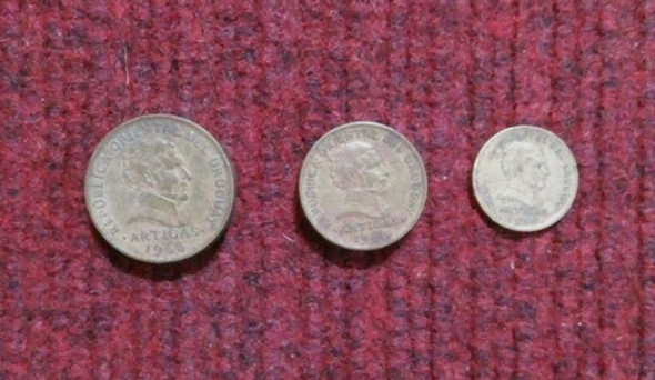 Lote Monedas Uruguayas Antiguas 1
