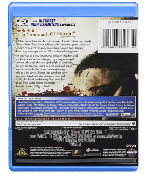 Blu-ray The Last House On The Left (1972) De Wes Craven 1